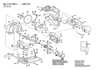 BOSCH GKS 12 V - 0601923042
