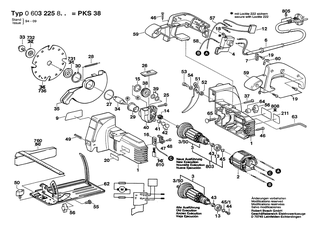 BOSCH PKS 38 - 0603225842