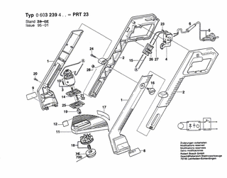 BOSCH PRT 23 - 0603239442