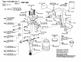 BOSCH PSP 250 - 0603260042