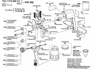 BOSCH PSP 250 - 0603260942