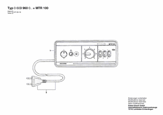 BOSCH MTR 100 - 0603960042