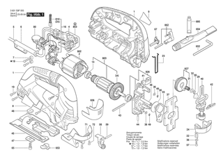BOSCH GST 90 BE - 3601E8F073