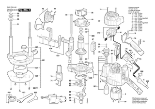 BOSCH GOF 1250 LCE - 3601F26170