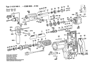 BOSCH CSB 800-2 RE - 0603148650