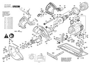 BOSCH GKS 235 Turbo - 3601EA20F0