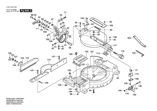 BOSCH GCM 10 - 0601B20038