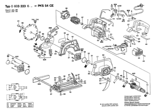 BOSCH PKS 54 CE - 0603223638