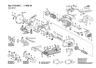 BOSCH PKS 46 - 0603224038