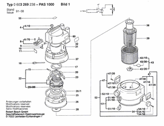 BOSCH PAS 1000 - 0603269238