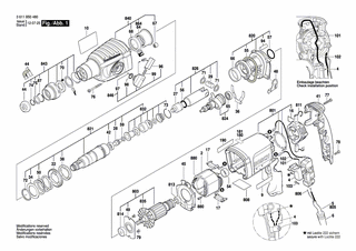 BOSCH GBH 2-23 RE - 3611B50450