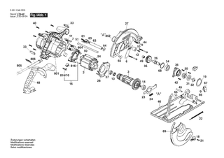 BOSCH GKS 7 1/4 - 3601E460E0