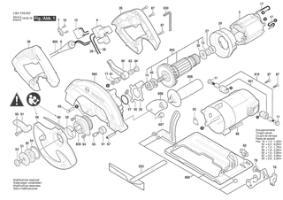 BOSCH GKS 600 - 3601FA90L0