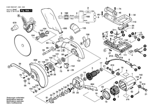 BOSCH GCM 10 - 0601B20040