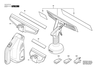 BOSCH GlassVAC BT - 3600HB70B0