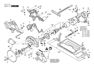 BOSCH GKS 18V-57 - 3601FA22B0