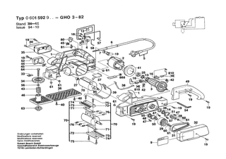 BOSCH GHO 3-82 - 0601592934