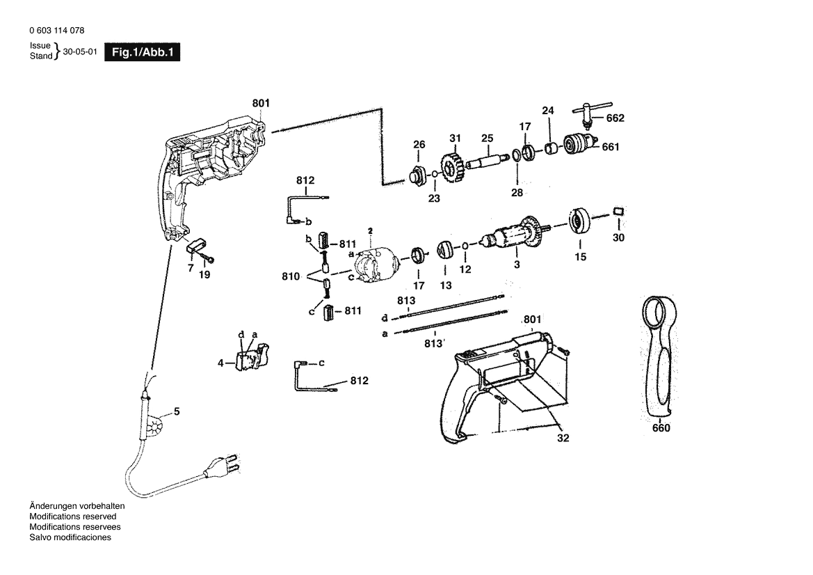 BOSCH FURADEIRA - 0603114077