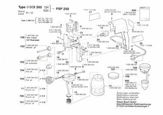 BOSCH PSP 250 - 0603260934
