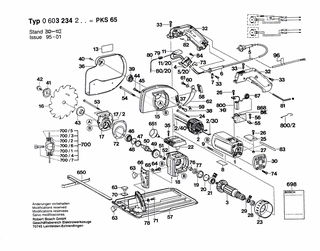BOSCH Handkreiss�ge - 0603234234