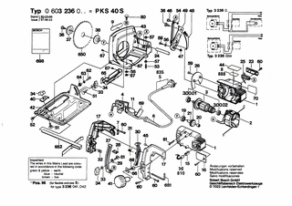 BOSCH Handkreiss�ge - 0603236034