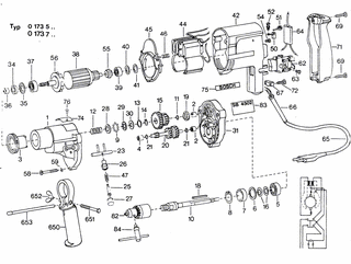 BOSCH Tülle Ø6,5-Ø6,9x95 MM | Ersatzteile für Schlagbohrmaschine | 2600703012