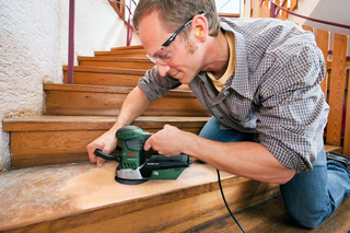 BOSCH Exzenterschleifer PEX 400 AE, Paper Assistant