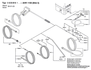 BOSCH Innensechskantschraube DIN 912-M6x25-8.8 | Ersatzteile fr AHR 1100 | 2910141203