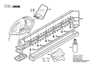 BOSCH Tlle 6,4-7,2x76 MM | Ersatzteile fr AHS 600 | 2600703017