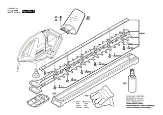 BOSCH Zylinderstift | Ersatzteile fr AHS 700 | 2609002714
