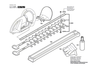 BOSCH Rastkappe | Ersatzteile fr AHS 55 | 2601322013