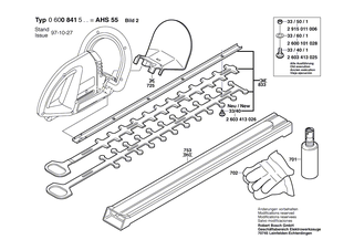 BOSCH Innensechskantschl�ssel 5 MM | Ersatzteile f�r AHS 55 | 2610364015