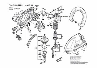 BOSCH Innensechskantschlssel 5 MM | Ersatzteile fr AHS 36 | 2610364015