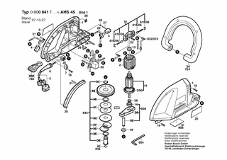 BOSCH Rastkappe | Ersatzteile fr AHS 45 | 2601322013
