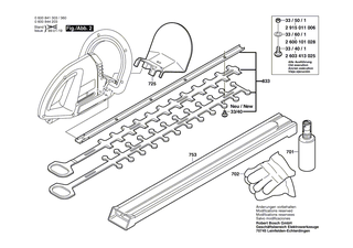BOSCH Innensechskantschlssel 5 MM | Ersatzteile fr AHS 40-22 | 2610364015