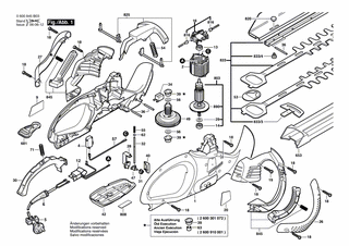BOSCH Getriebedeckel | Ersatzteile für AHS 550-24 ST | 2605808086