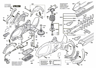 BOSCH Halter | Ersatzteile für AHS 6000 PRO-T | 2608005081