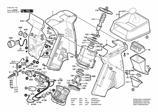 BOSCH Klebeschild | Ersatzteile fr AXT 18-35 | 1601118916