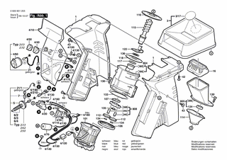 BOSCH Hinweisschild | Ersatzteile fr AXT 1600 HP | 1601118A80