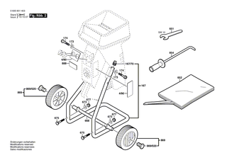 BOSCH Typschild | Ersatzteile fr AXT 2000 HP | 160111A3H5
