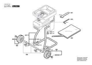 BOSCH Schneidkopf | Ersatzteile für AXT 2200 HP | 1607000821