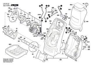 BOSCH Messerplatte | Ersatzteile fr AXT Rapid 180 | F016L64664
