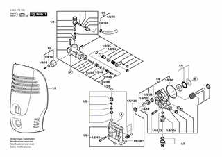 BOSCH Netzanschlussleitung | Ersatzteile fr AQUATAK 1250 | F016F03047
