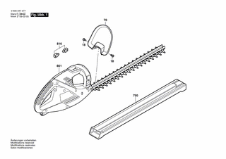 BOSCH Schutzhlle 52 cm | Ersatzteile fr AHS 52-16 | F016F03288