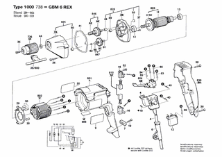 BOSCH Zylinderschraube M3x6,5-4.8 | Ersatzteile fr GBM 6 REX | 2603410001