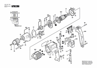 BOSCH Getriebegehäuse | Ersatzteile für 1000 VSR | 3605190513