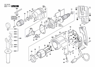 BOSCH Antriebswelle | Ersatzteile fr 1030 VSR | 2610907369