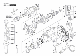 BOSCH Antriebswelle | Ersatzteile fr 1034 VSR | 2610907370