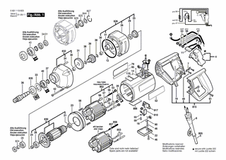 BOSCH Welle Mit Zahnrad Z=9/33 | Ersatzteile fr Gw-1G-Bohrmaschine-Elktrn | 1606328103