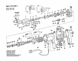 BOSCH Zylinderschraube M3x6,5-4.8 | Ersatzteile fr Bohrmaschine | 2603410001